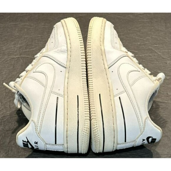 Nike Air Force 1 LV8 3 GS 'Multiple Logos' White Sneaker Kids 4Y -  CJ4092-100 - Picture 6 of 8